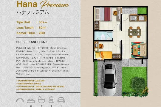 Tipe Hana Premium - Mustika Village Sukamulya (7)